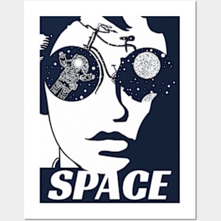 Space Girl 2.0 Posters and Art